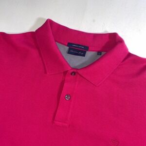 Christian Berg Polo Shirt Mens XL Superior Cotton Pink Short Sleeve Casual Top‎